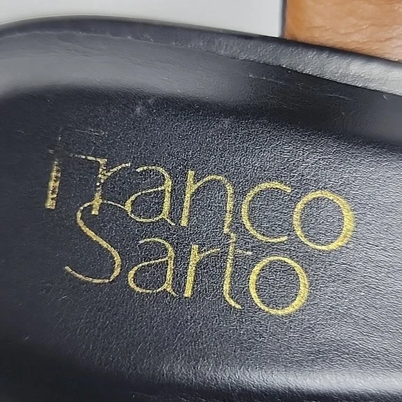 Franco Sarto Chiara Strappy Black Women Wedge Sandals  Size 8.5 - Picture 14 of 15